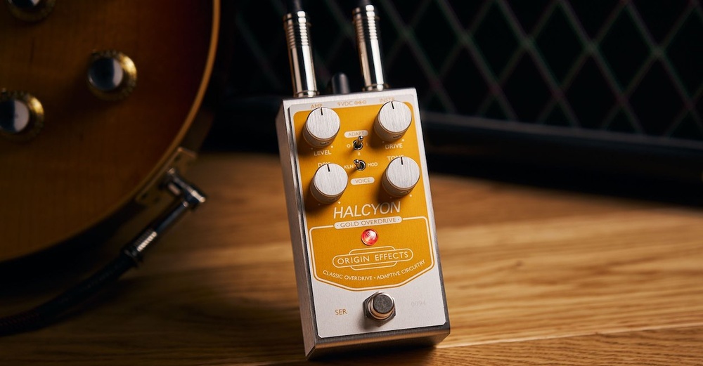 ギター ORIGIN EFFECTS Halcyon Gold Overdrive Origin Effects launch