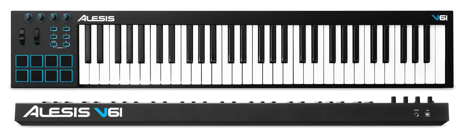 アレシス V61 MKII 、Alesis USB MIDIキーボードコントローラー61鍵