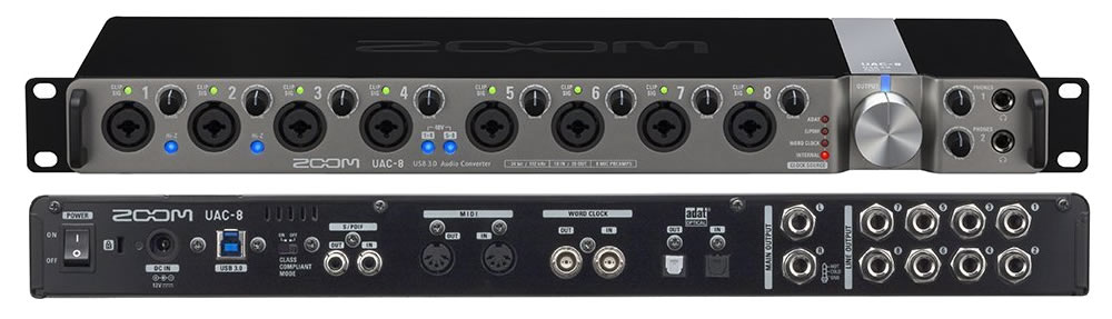 ZOOM UAC-8 オーディオインターフェース UAC-8 USB Audio Interface | ZOOM