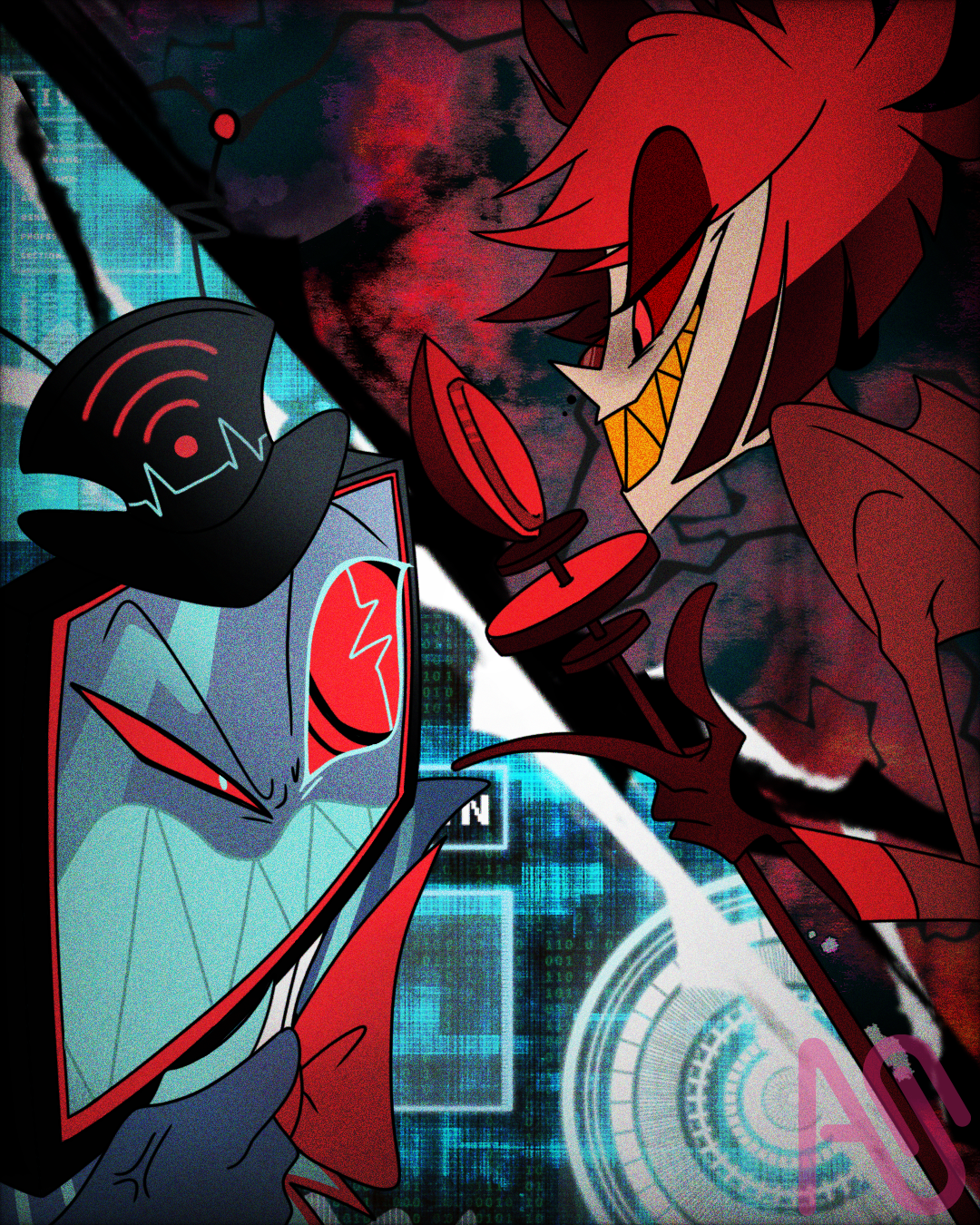 ハズビンホテル アラスター プレイマット バレンタイン Hazbin Hotel