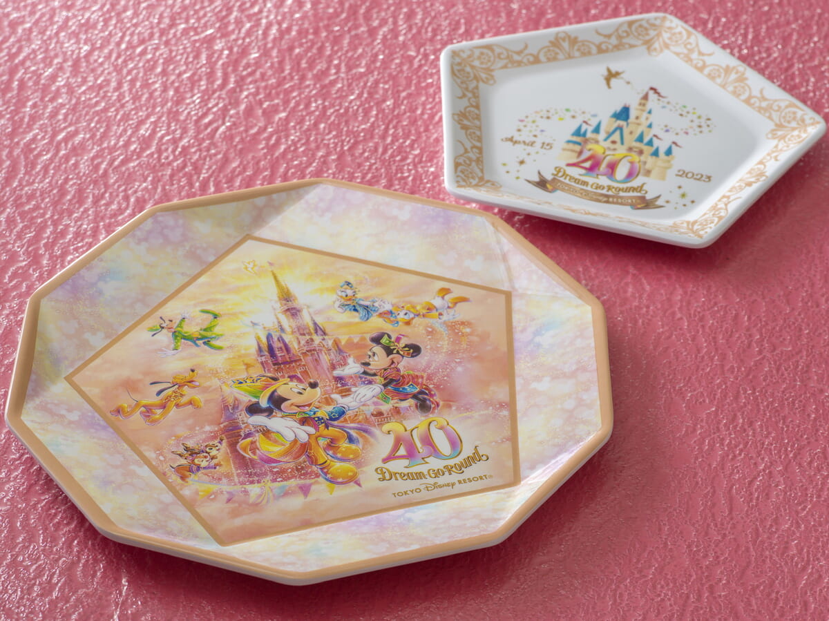 DISNEY 40周年 絵皿