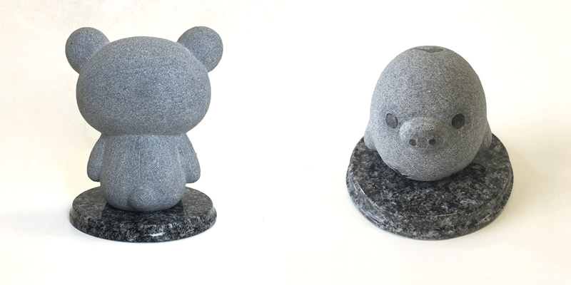 お庭や玄関先に！サンエックスネットショップ「リラックマ天然みかげ石