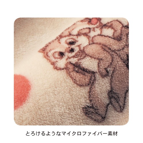 チップ&デール チップとデール マイクロファイバーのアップリケ付き