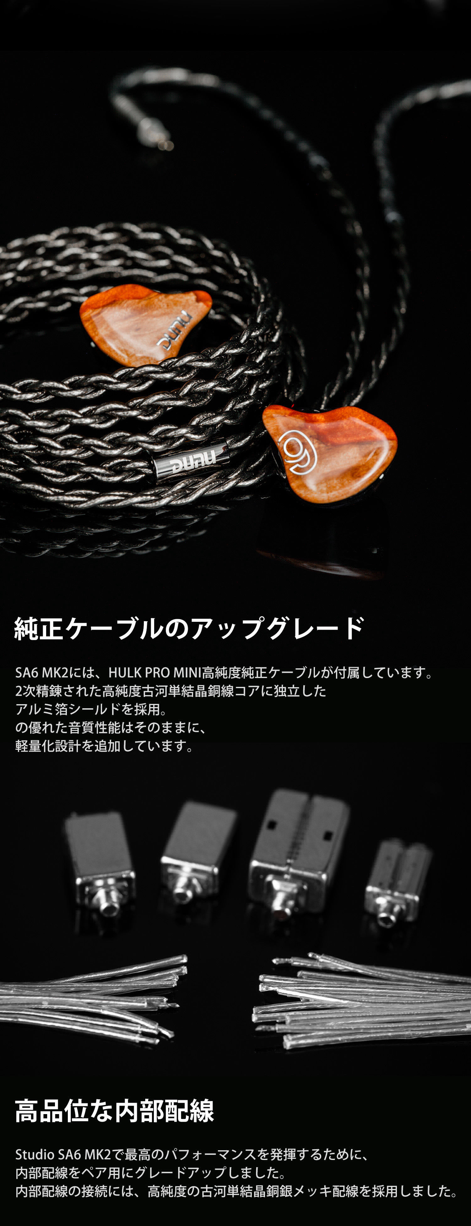 DUNU SA6 MK2 おまけ(iBasso DC04)