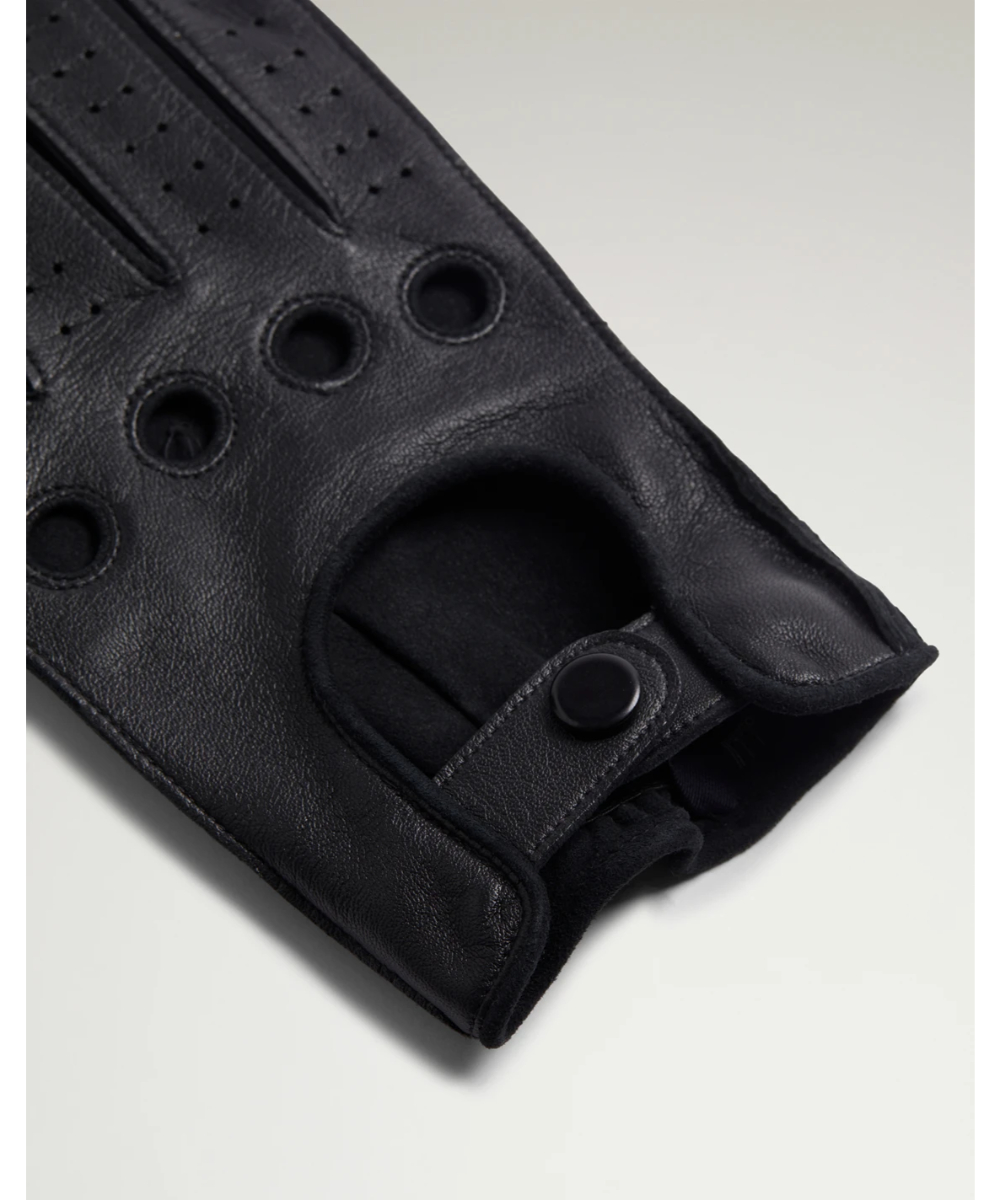 dunhill/ダンヒル通販 | ブラックレザー ドライビンググローブ【送料