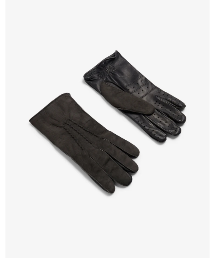 dunhill/ダンヒル通販 | ミッドグレー シープスキン グローブ【送料