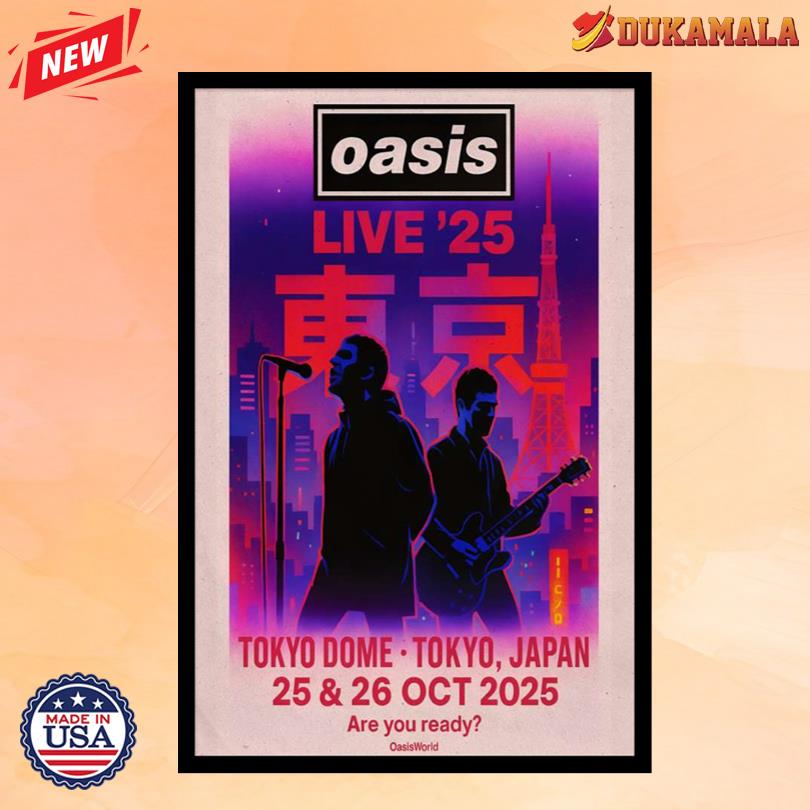 oasis ポスター3種セット Oasis live '25 ツアーポスター3種セット
