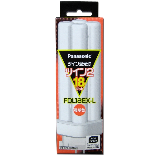 パナソニック コンパクト形蛍光灯 ツイン蛍光灯 ツイン2 (4本束状