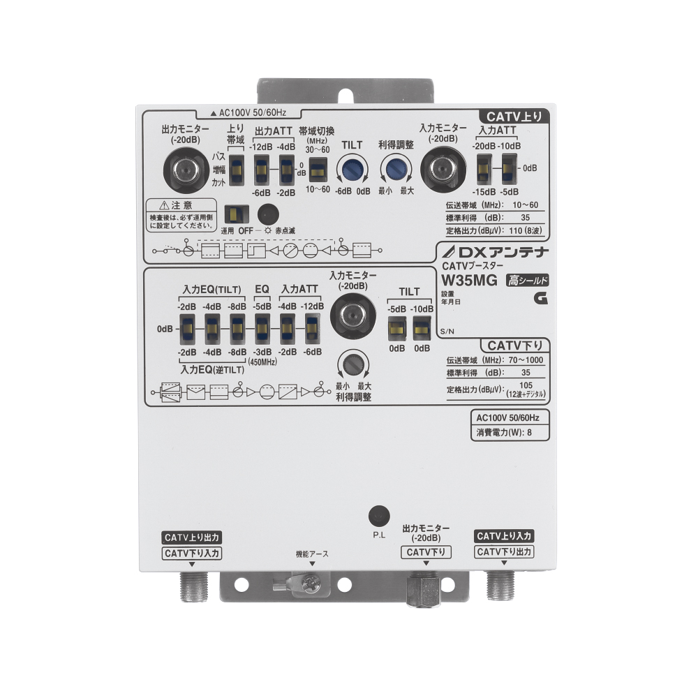 のらねこパーソナル無線機 受信ブースター アンテナ マッチング計 中間