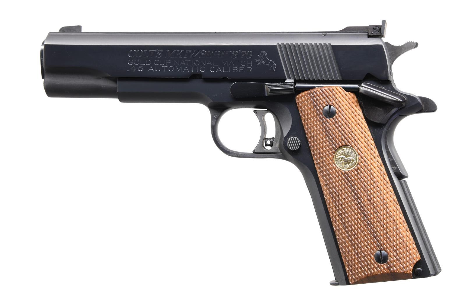 COLT GOLD CUP NATIONAL MATCH MK IV SERIES' 70 SEMI - Poulin Auctions