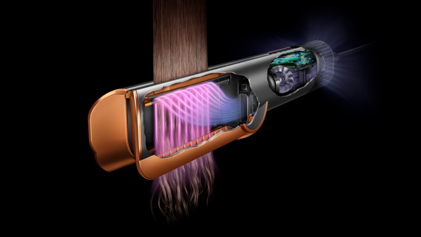 Dyson Airstrait™ストレイトナー ダークブルー／コッパー (HT01 DBBC