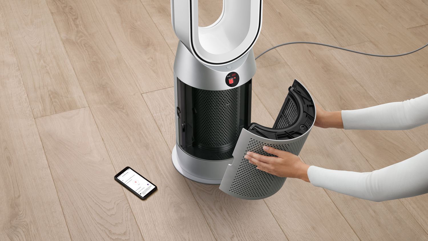 Dyson Purifier Hot+Cool purifying fan heater HP07 (Black/Nickel