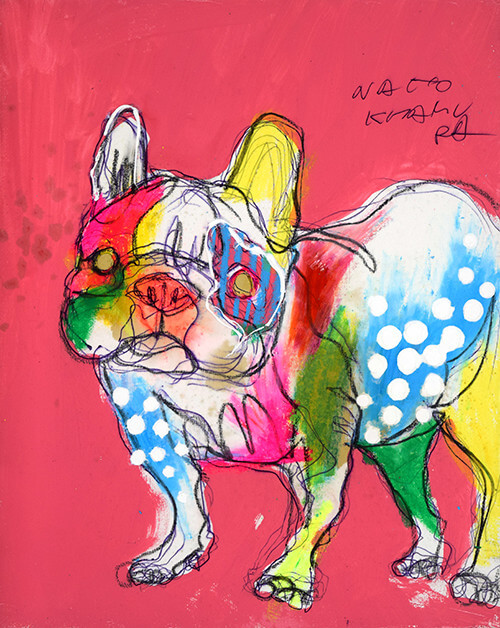 北村直登 原画 フレンチブルドッグ