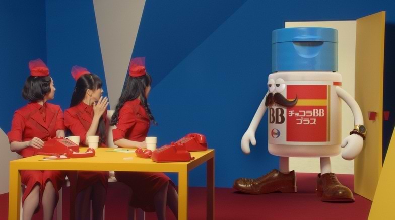 激レアPerfume パフュームチョコラBB 店舗販促用ポスター