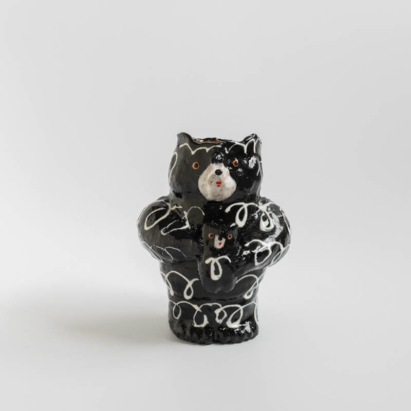 増田光「くまポット」 －作家もの陶器・うつわ・アートの通信販売油亀のweb