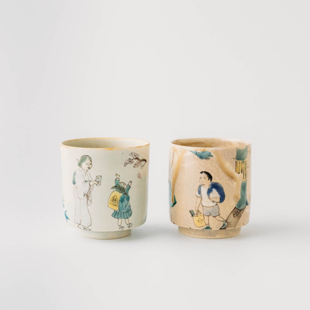 北井真衣さんアニマルセラピー壺九谷焼