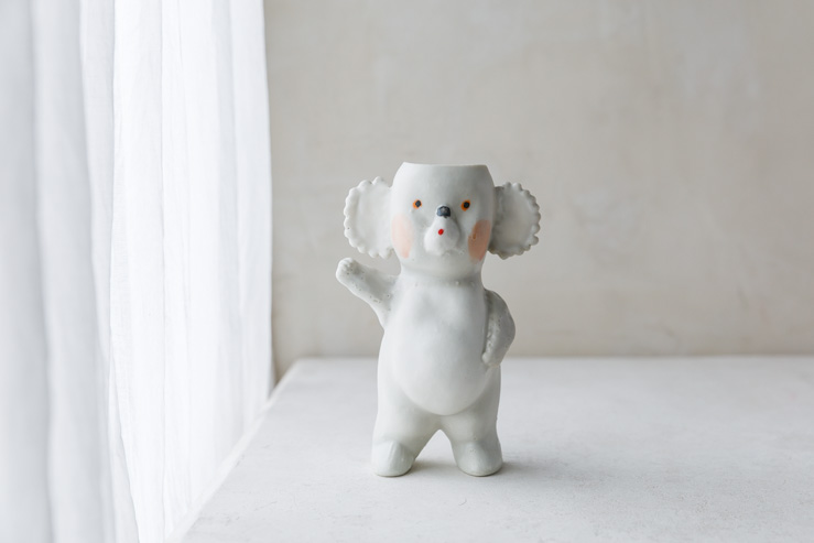 増田光「くまポット」 －作家もの陶器・うつわ・アートの通信販売油亀のweb