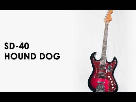 Eastwood SD-40 Hound Dog Electric Guitar – Eastwood Guitars