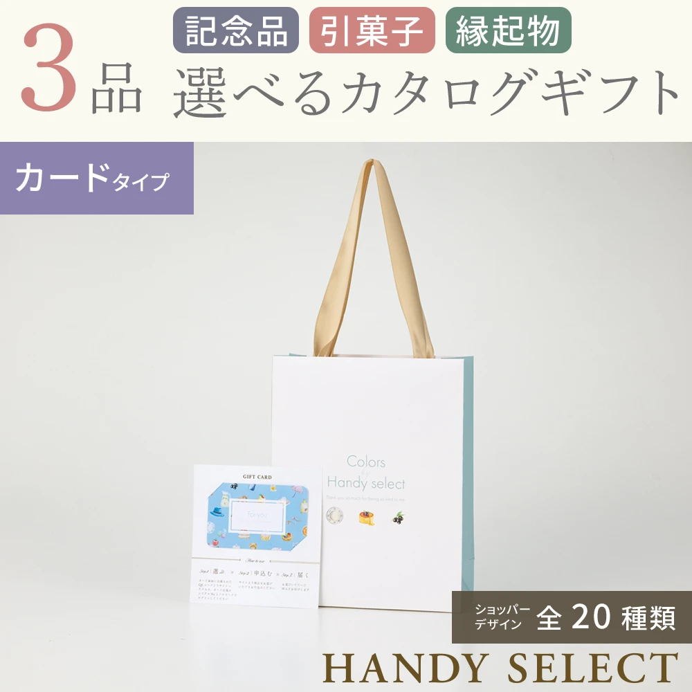 ハンディセレクト】 3品 22,800円コース・冊子＆カードタイプ(（未