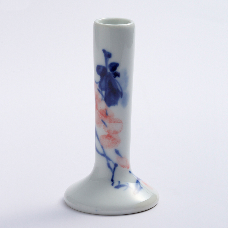 染付 筆立 筆筒 書道具 陶瓷器 筆入 美術品 青磁 文房具 染付 筆立