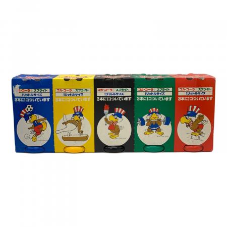 1984年ロス五輪 コカコーラノベルティシール3点 1984年ロス五輪