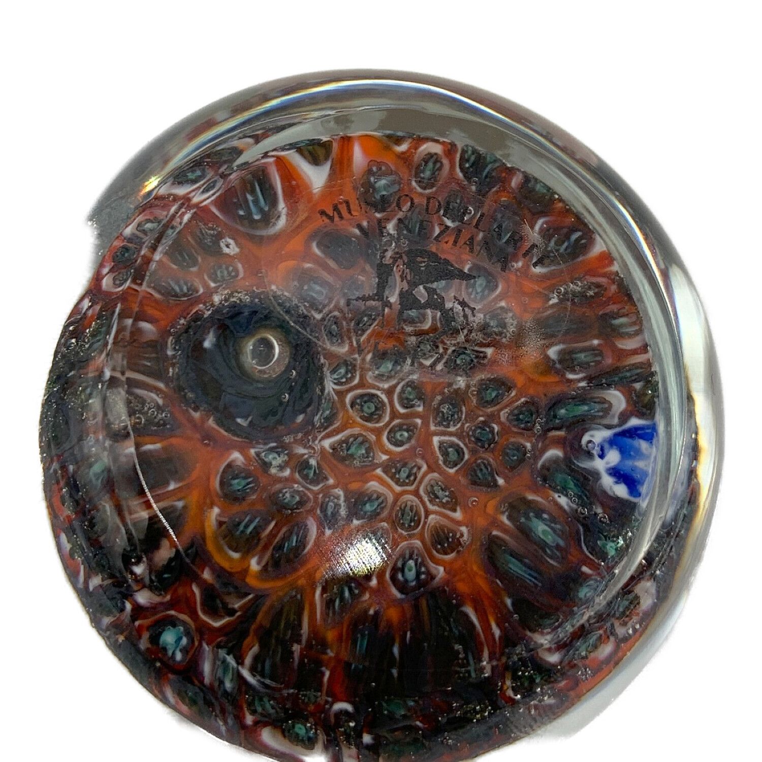 激レア・新品】ムラーノ ベネチアンガラス 鳥 ハト 置物（黒・白