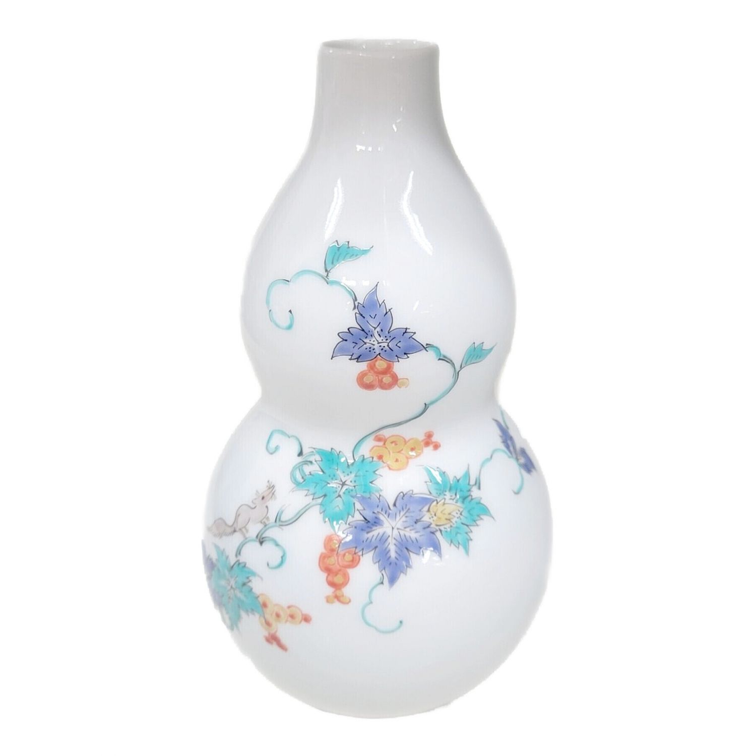 14代 酒井田柿右衛門 花瓶 ☆ USED 人間国宝 十四代酒井田柿右衛門 濁