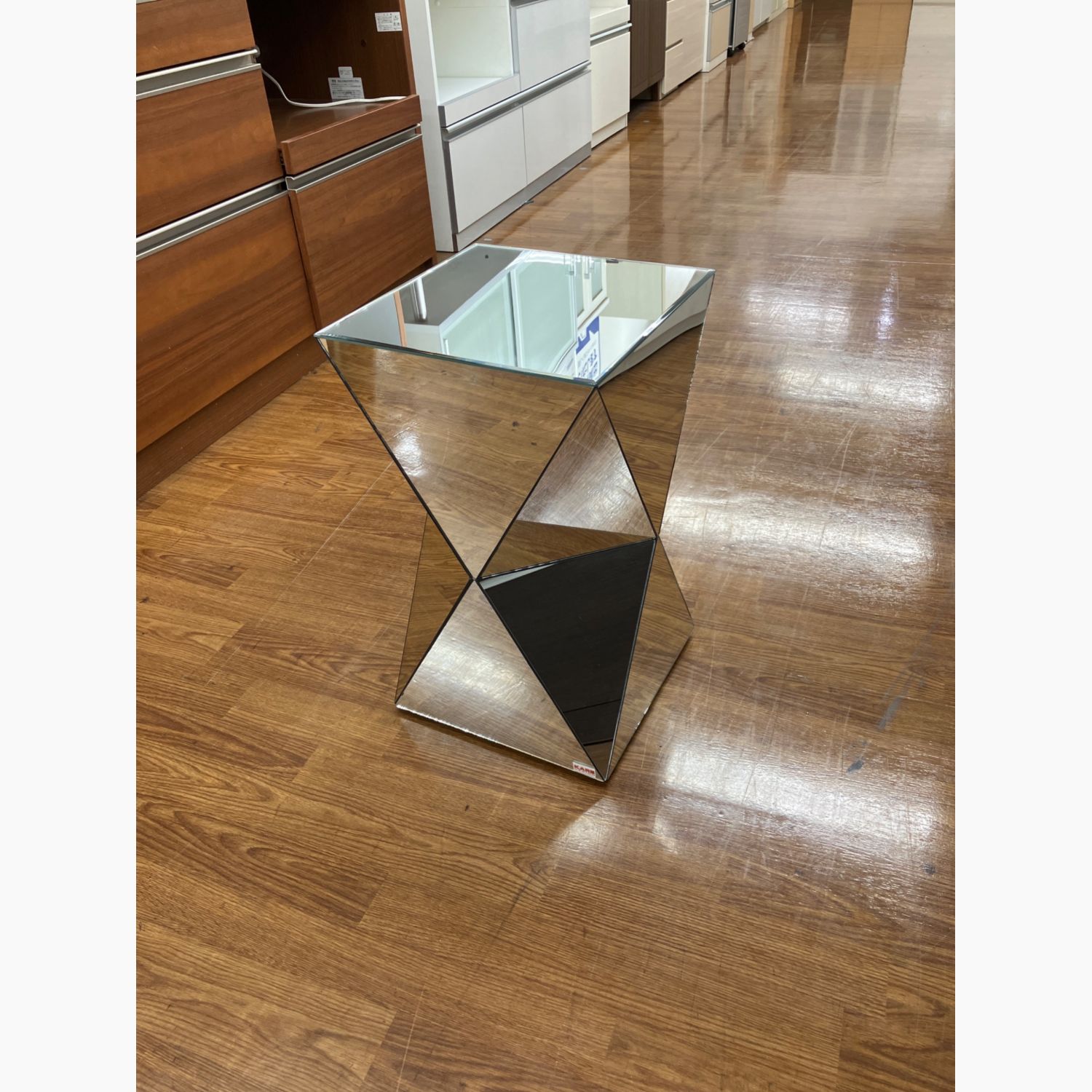 KARE コーム シルバー 55cm サイドテーブル