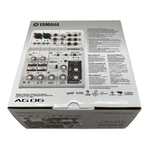 YAMAHA AG 06 ミキサー YAMAHA AG06 ウェブキャスティングミキサー