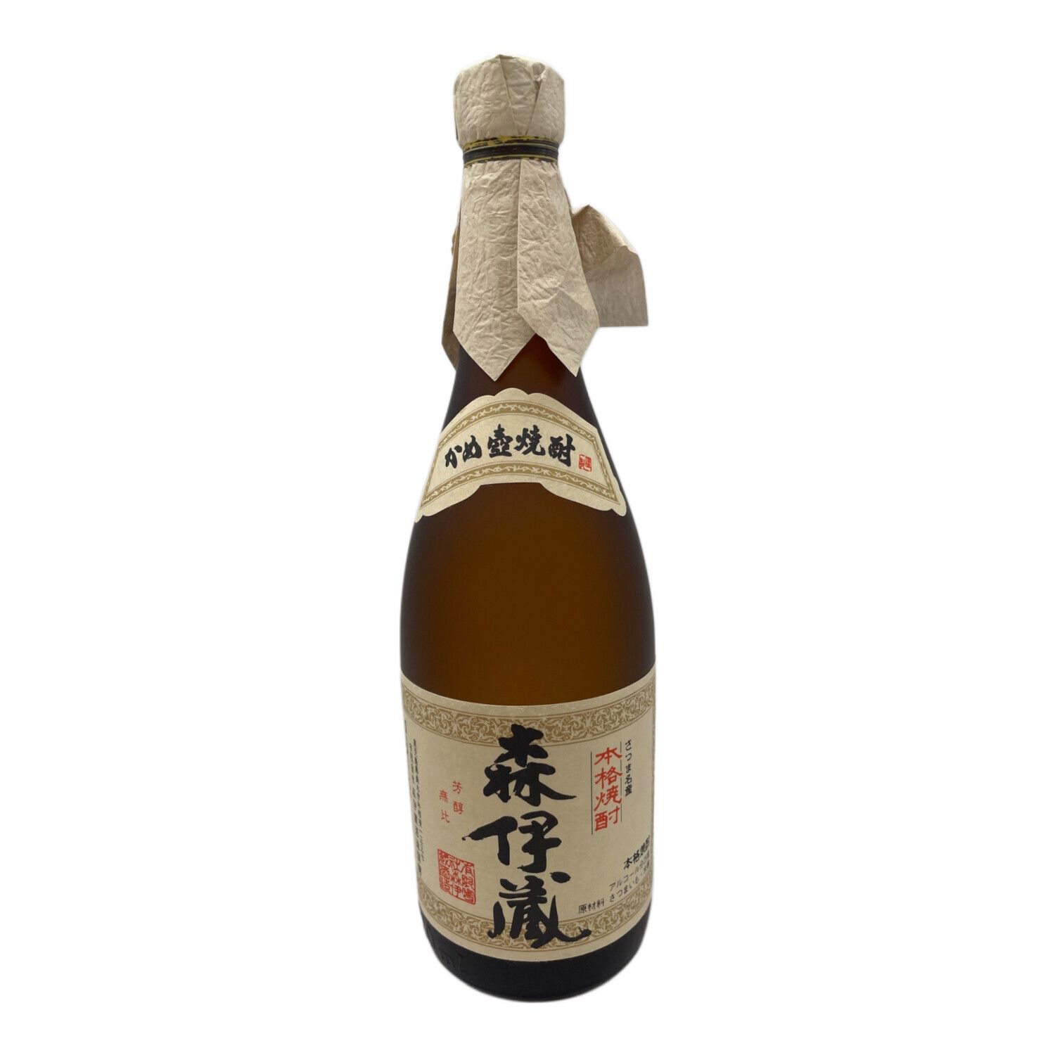 ☆ 未開栓 本格焼酎 森伊蔵 1800ml 1.8L 一升 25度 4本