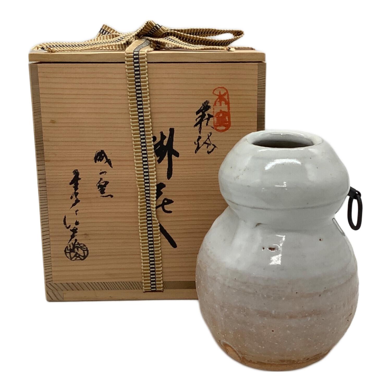 萩焼 (ハギヤキ) 桝花入れ 金子信彦｜トレファクONLINE