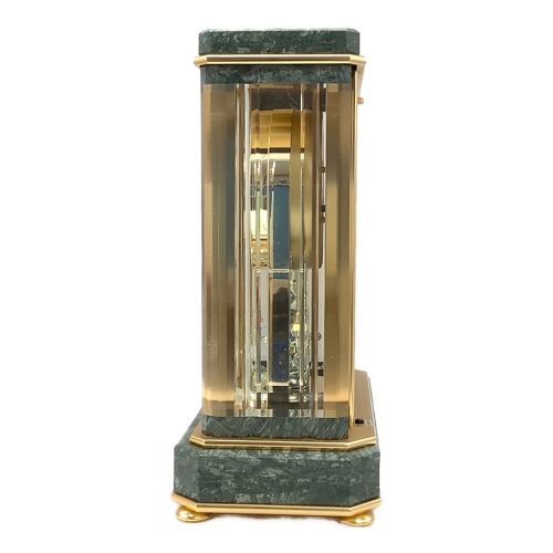 SEIKO セイコー HW926G 置時計 蛇紋石 電波時計 内閣総理大臣贈呈品