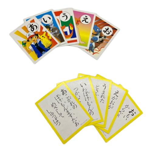 トミー ポケットモンスター 3倍あそべる！ かるた カードゲーム ※現状