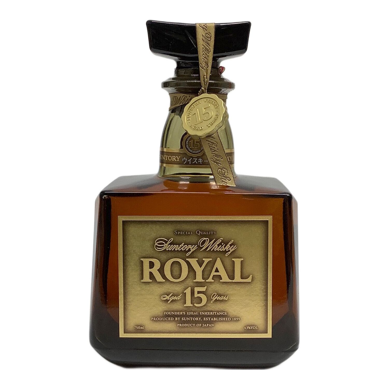 未開栓 サントリー ウイスキー ローヤル 15年 〈ゴールドラベル〉 未開