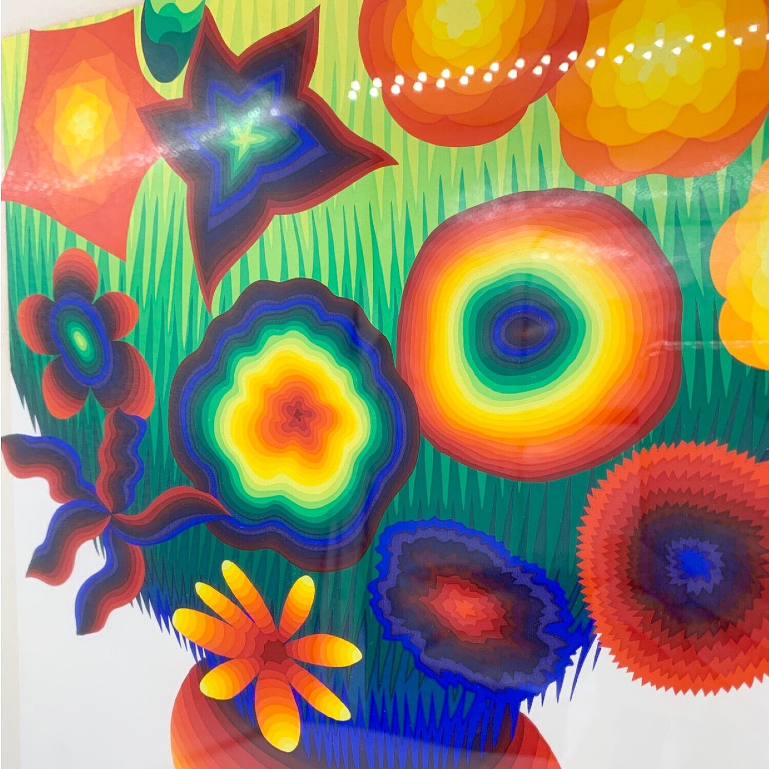 ay-o 靉嘔 1976 250部限定 花 アイオー 虹の画家 シルクスクリーン ay