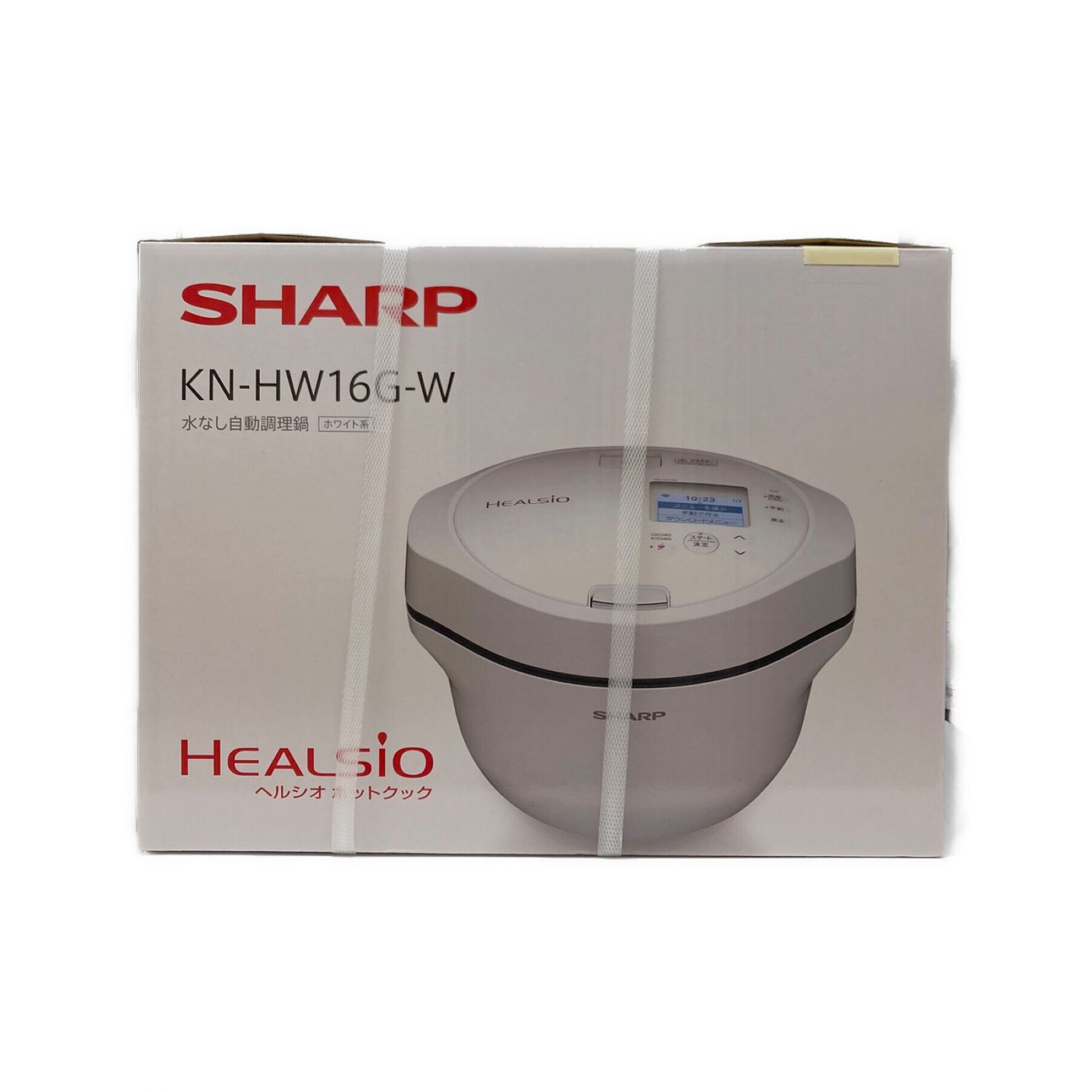 SHARP ヘルシオ ホットクック 自動調理鍋 KN-HW16G-W WHITE KN-HW16G