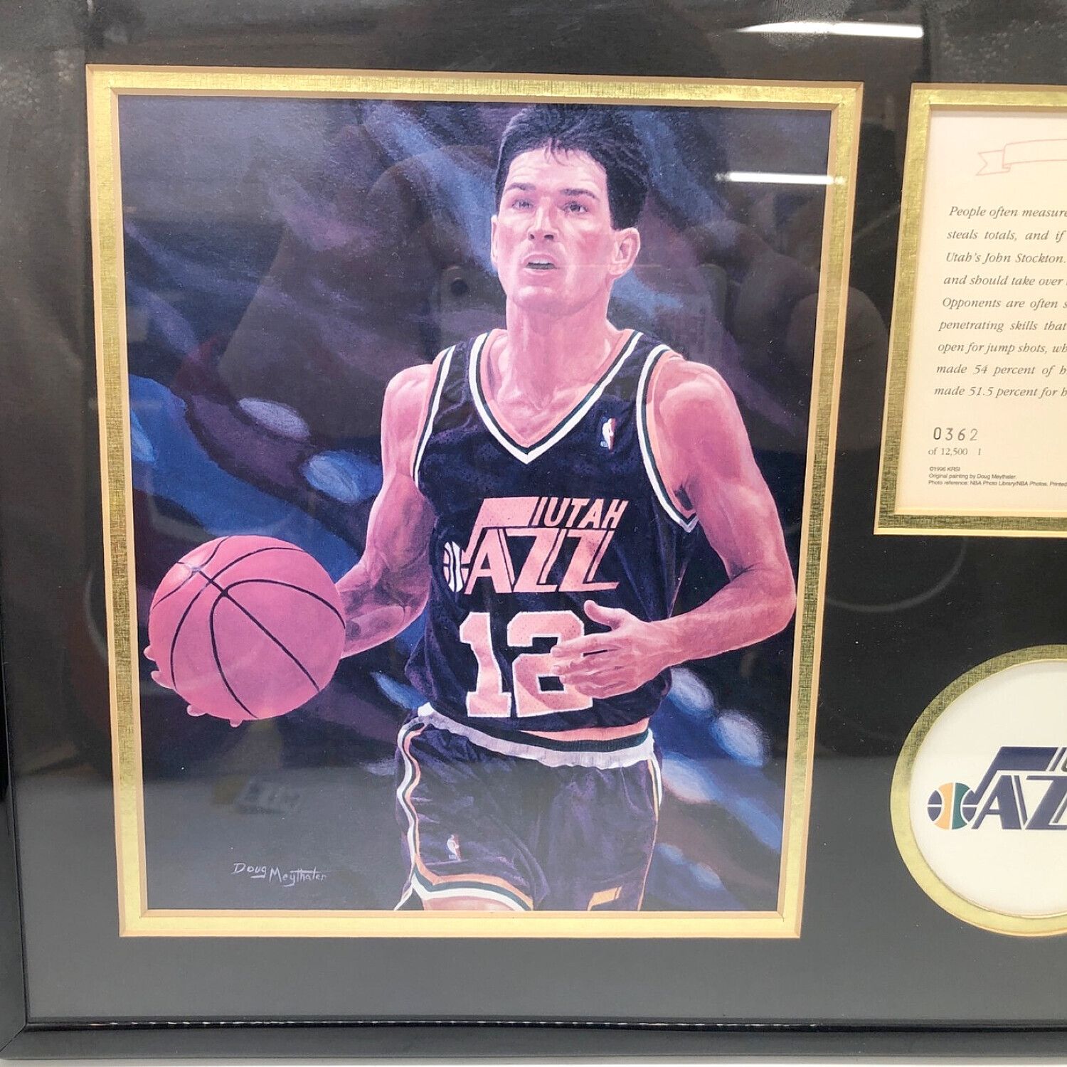 ストックトン John Stockton 8枚,25枚限定 サインカード 2枚 ストック