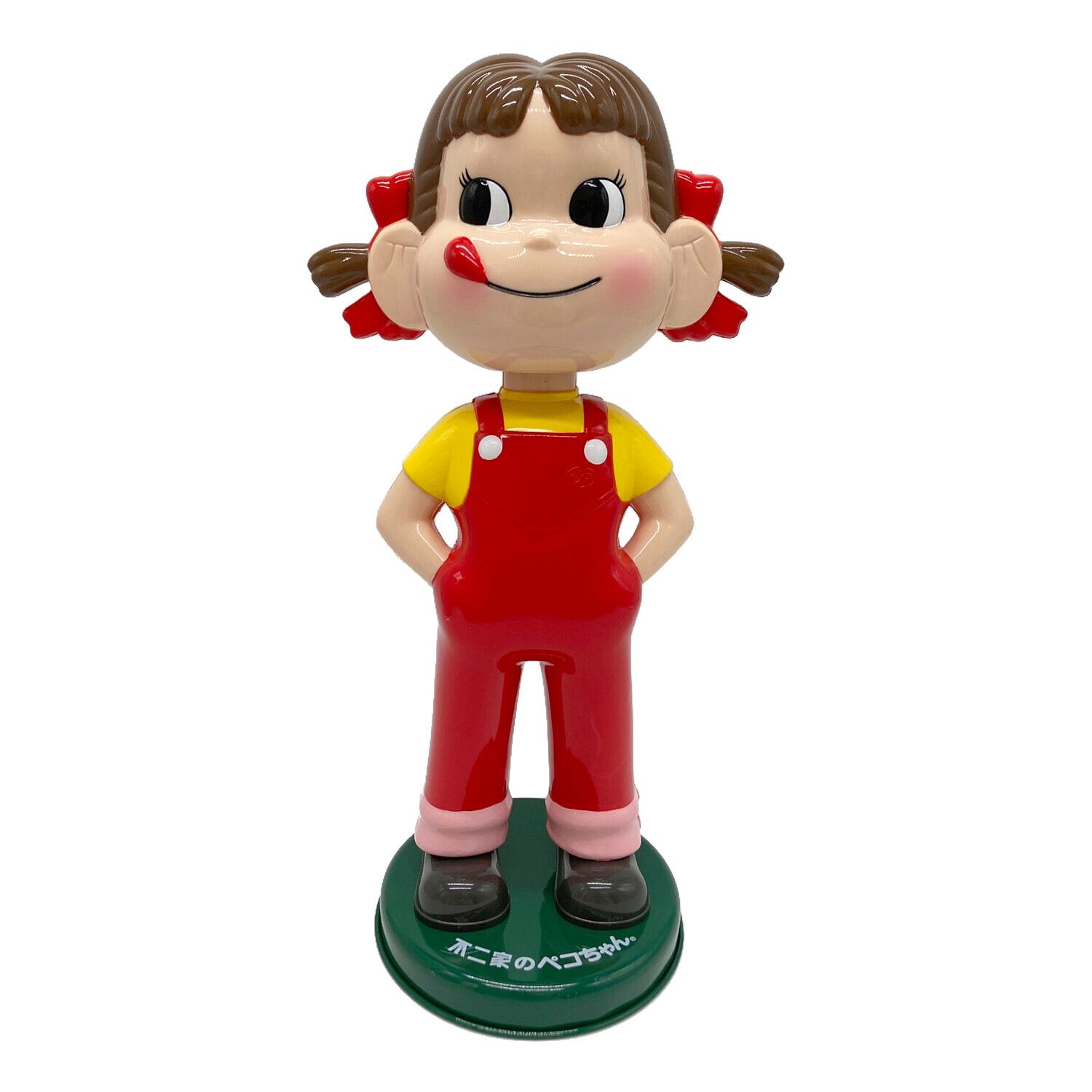 不二家 ペコちゃん人形 47cm ブリキ台 Yahoo!オークション