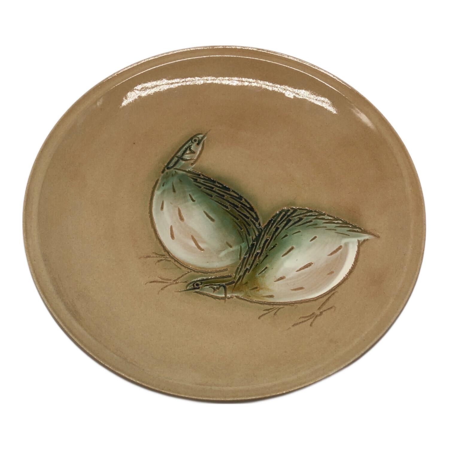 大久保窯 村上世一作 絵皿 大久保窯 村上世一作 絵皿 大久保窯 村上世