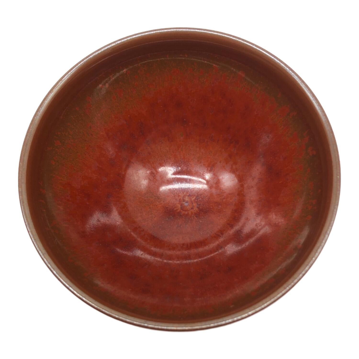 常滑焼 (トコナメヤキ) 茶碗 朱天目茶碗 久田重義 作｜トレファクONLINE