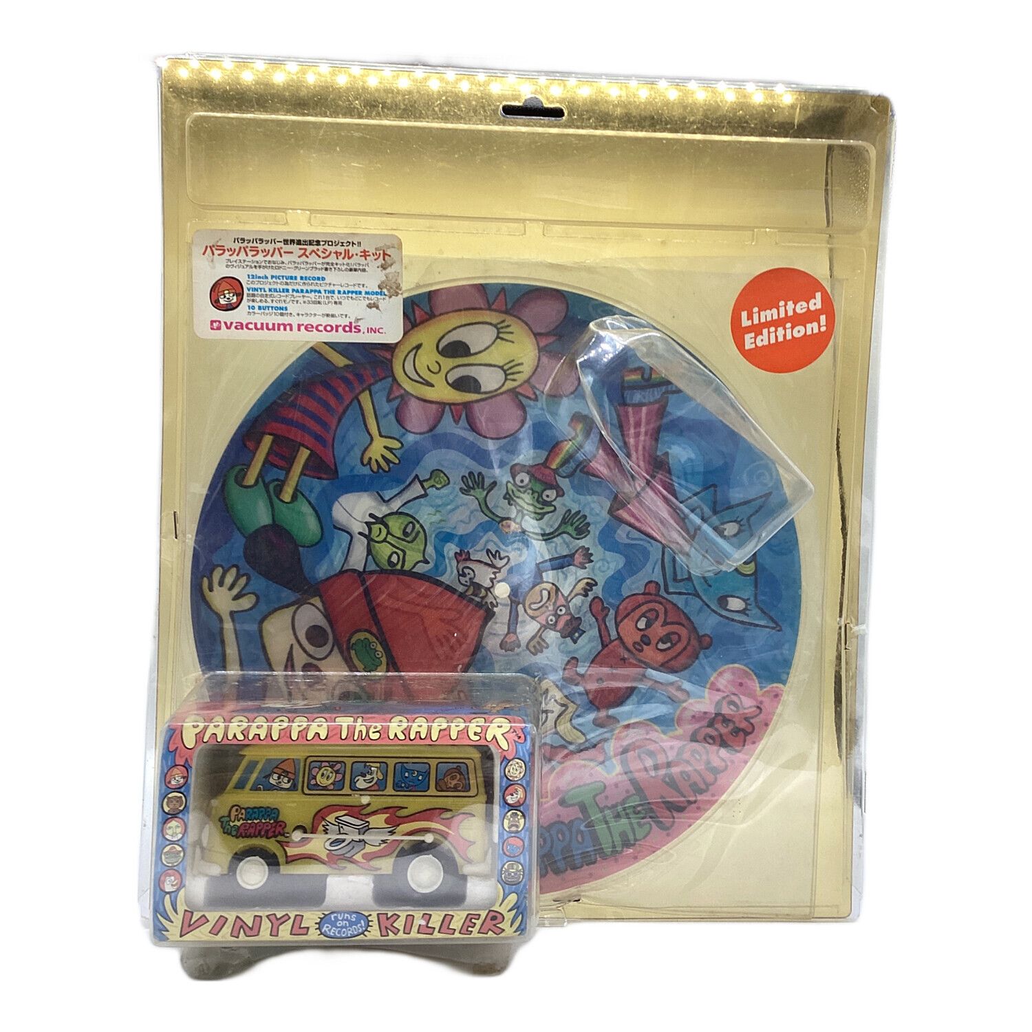 未開封 レア パラッパラッパー スペシャルキット レコード 自走式