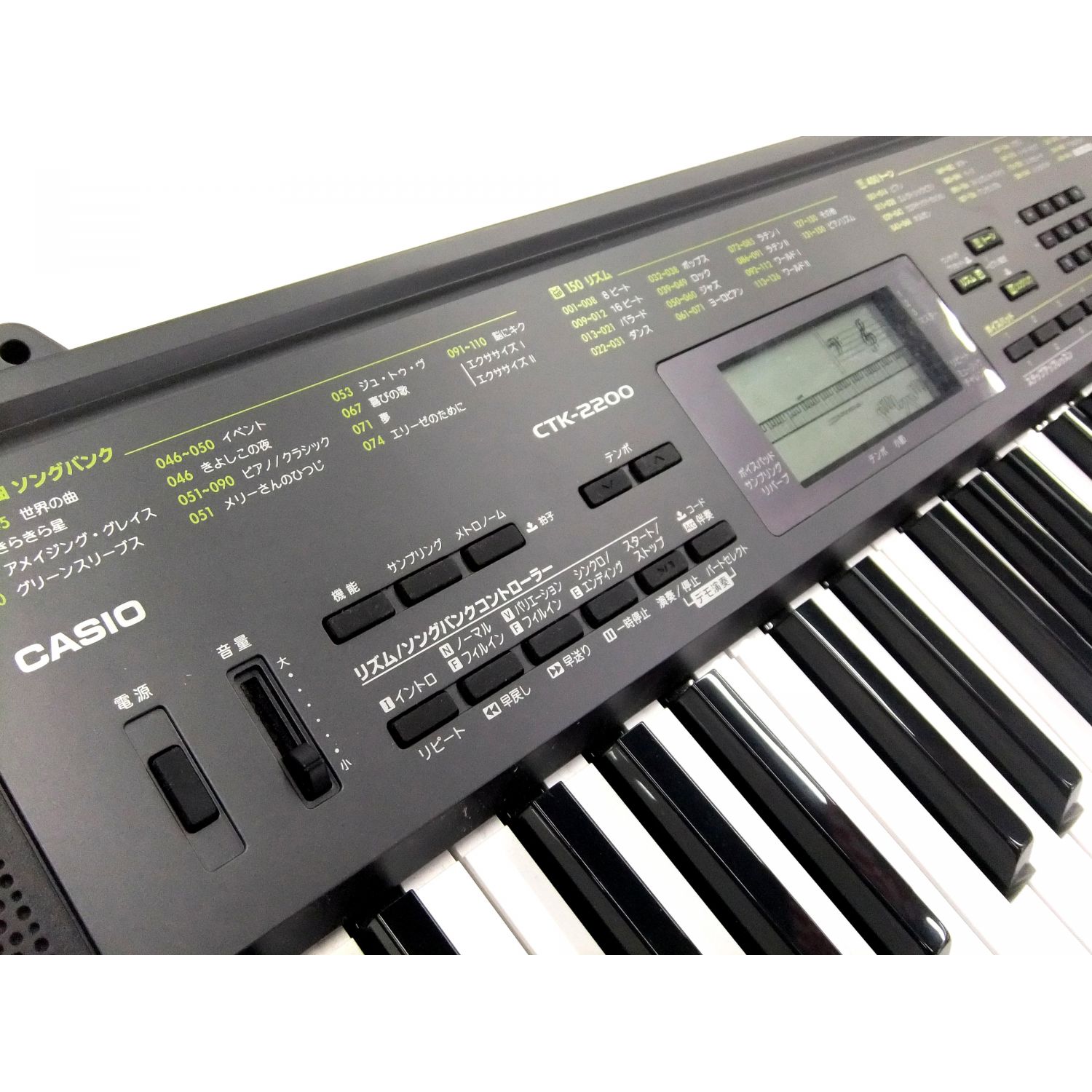 CASIO カシオ 電子キーボード CTK-2200 スタンド フットペダル付き
