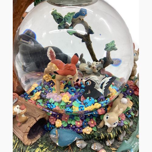 ディズニー☆バンビ☆オルゴール付き☆大きなスノードーム