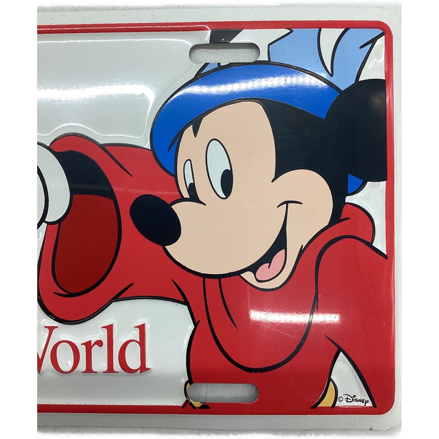 ディズニーグッズ ディズニー ワールド ナンバープレート 25周年