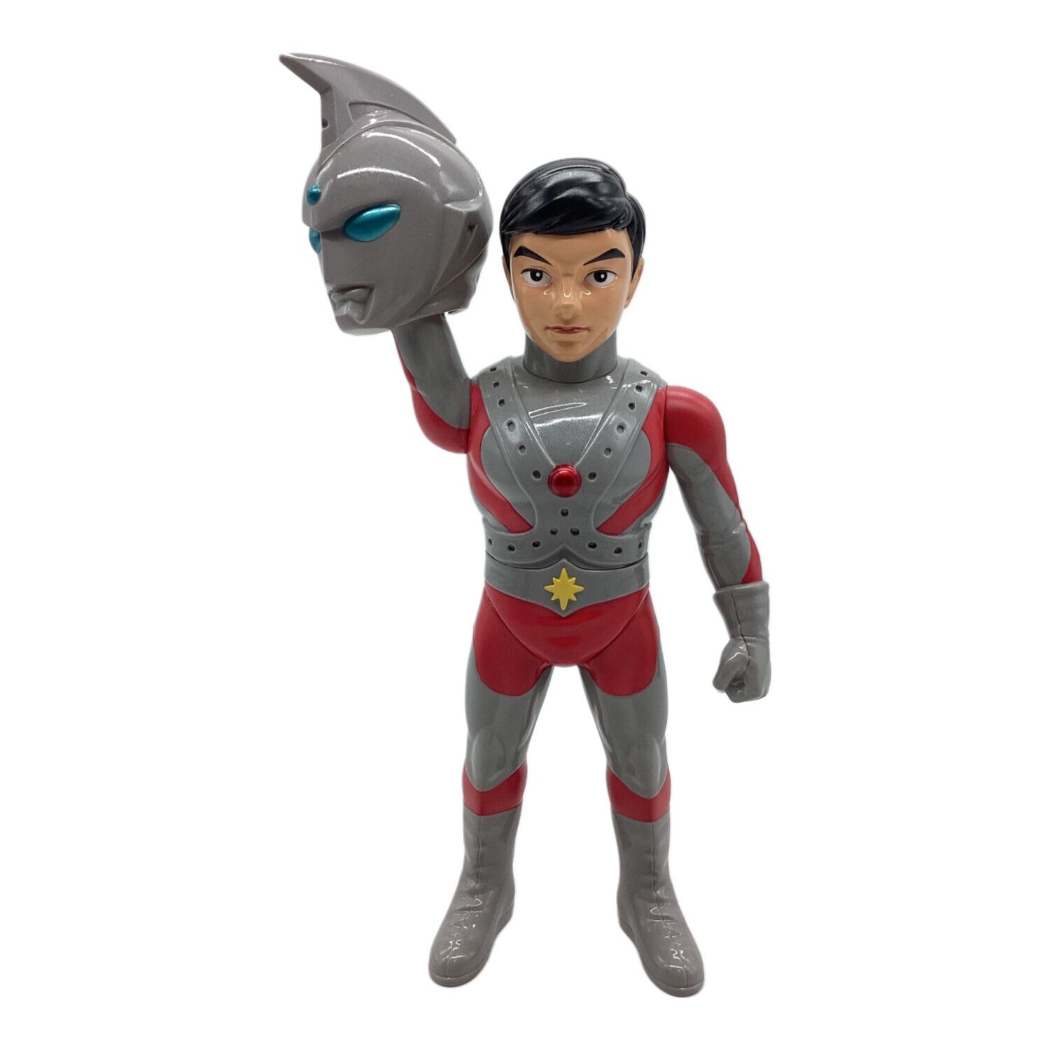 墓場の画廊 ソフビ ジャンボーグA エメラルド星人 ソフビマスク取れ