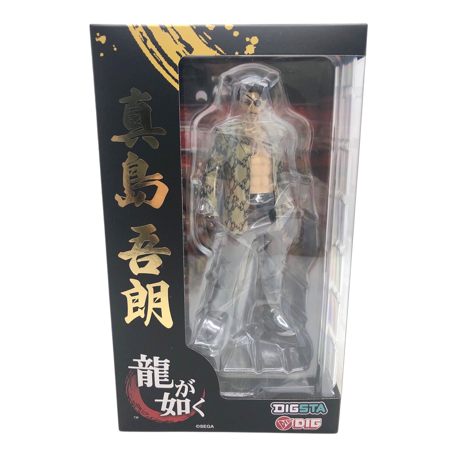 真島吾朗 フィギュア セットSEGA ミニ屏風付き 真島吾朗 フィギュア