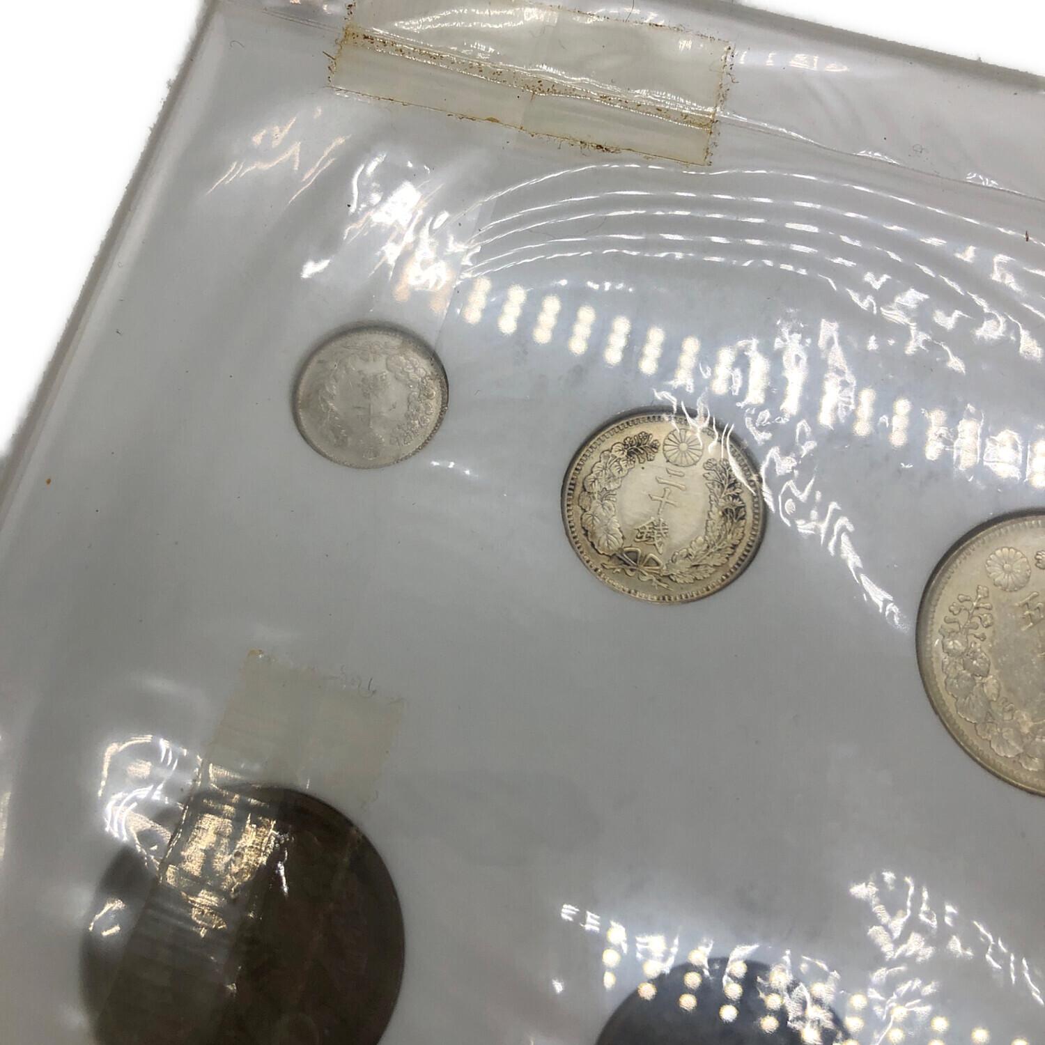 日本竜コインセット JAPANESE DRAGON TYPE COINS 銀貨・銅貨セット