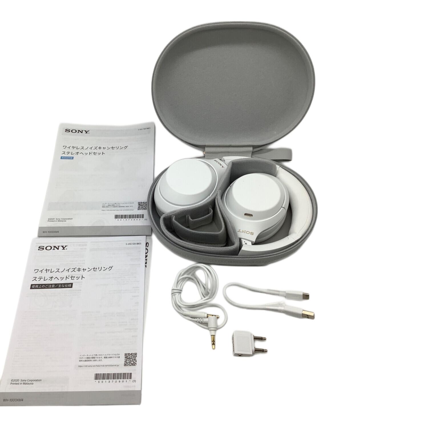 SONY WH-1000XM4 ワイヤレスヘッドフォン 専用ケース/付属品セット