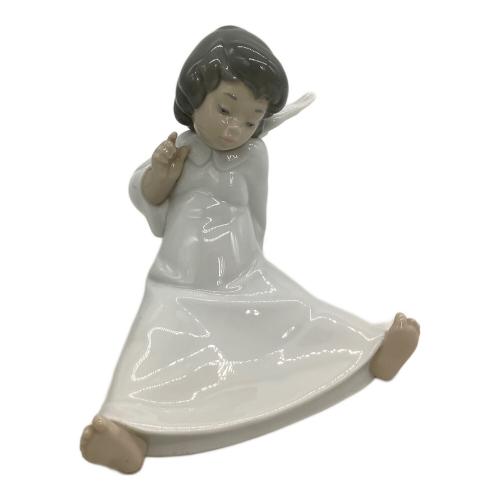 絶盤 !美品!リヤドロ Lladro 天使の考え事【えーと、それは】フィギュ