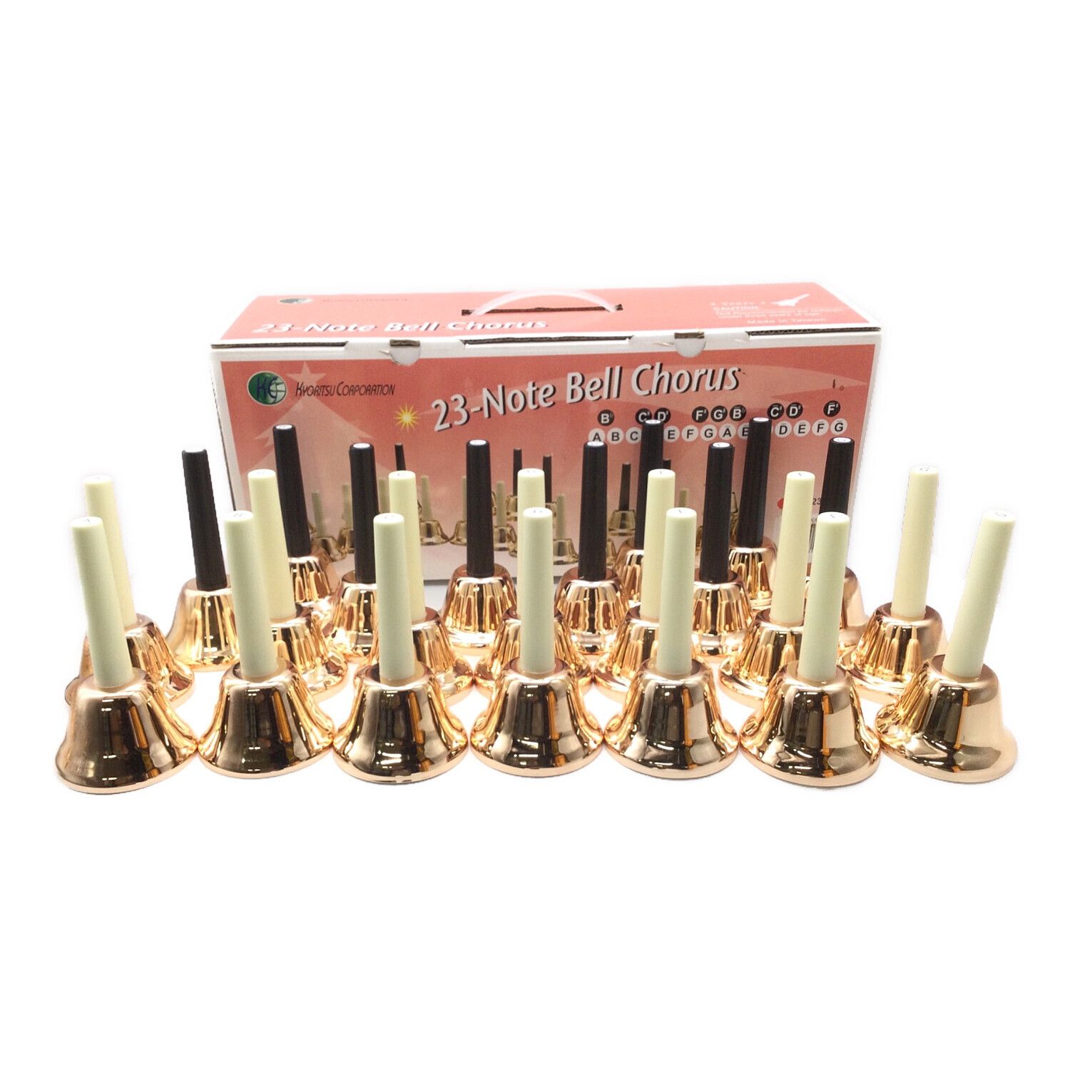 キョーリツ 23-Note Bell Chorus ハンドベル 専用ケース付 キョーリツ